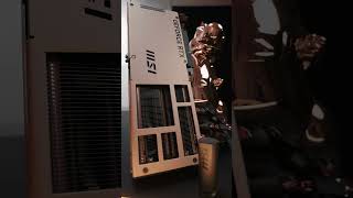 You NEED to see this Stunning RTX 5070Ti! 👀 The Golden MSI GPU 💛#unboxing
