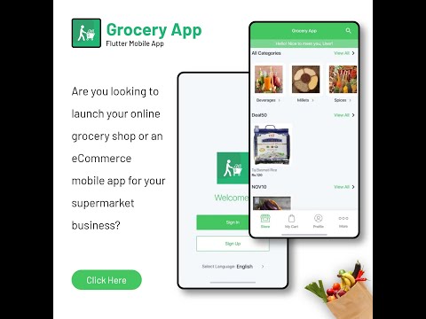 Flutter Grocery Mobile App