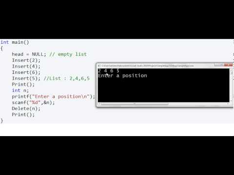 Linked List in C/C++ - Delete a node at nth position
