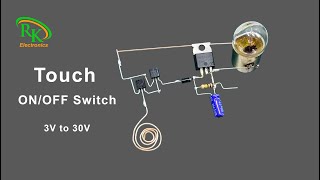 DIY Touch ON OFF Switch | DIY Electronics Projects