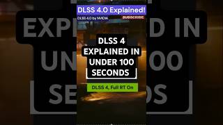 DLSS 4 by NVIDIA Explained #new #dlss4  #nvidia #ai #aitechnology #shorts #short #facts
