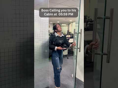 #Boss Calling you to his #Cabin at 06:00 PM | #shortvideo #shorts #shortsviral #technology #coding