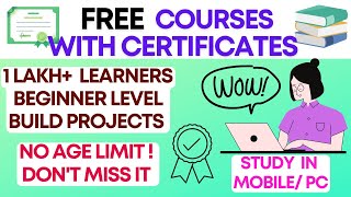 FREE COURSES WITH CERTIFICATES ✅ | FREE COURSES WITH CERTIFICATES 2023