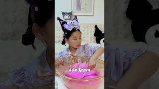 真是没想到‼️原本想做起泡胶🫧却偶然配出假水‼️无硼砂✌️放心玩#用超轻粘土做的起泡胶 #自制气泡胶 #假水 #小学生 #母女日常