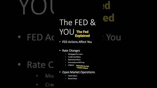 How the Fed Affects You #shorts #finance #economics #inflation #interestrates #federalreserve