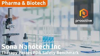 Sona Nanotech achieves key safety milestone for gold nanorod therapy platform