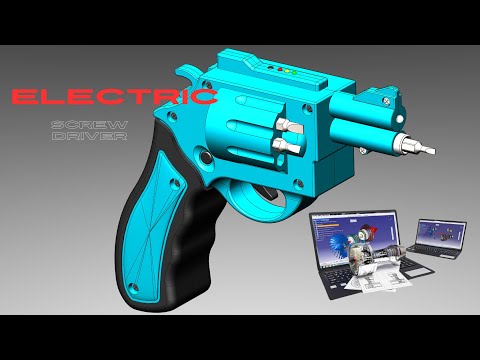 Understanding Basic Mechanisms Electric Drill #cad #machanicaldesigner #animation #engineer #bosch