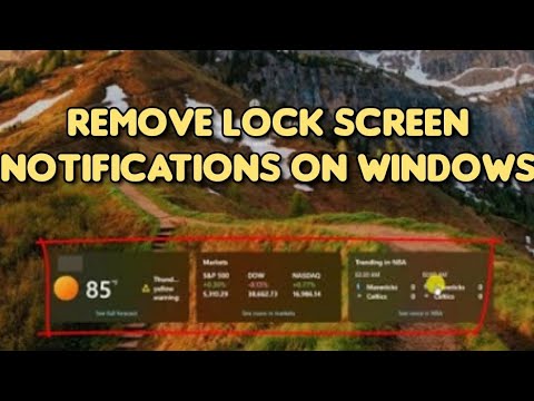 How to remove the new lock screen widgets in windows 11 Guide
