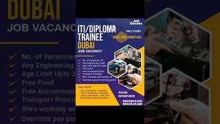 Dubai ITI/Diploma #tamiljobs #dubaijobs #job #jobsearchabroad #abroadjobs #gulfjobs