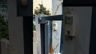 Trending Sliding folding Main Gate Lock System #locksystem #slidingfoldinggate #doorlock #shorts