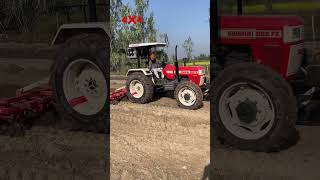 Swaraj 855 4x4 on cultivator