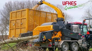 Ufkes Greentec Jaguar 40/80 3,5t snelverkeer | fast traffic | Fahrwerk | woodchipper