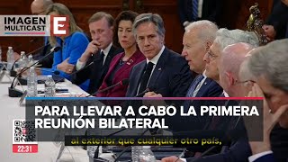 López Obrador y Biden abren con brusquedad sus reuniones