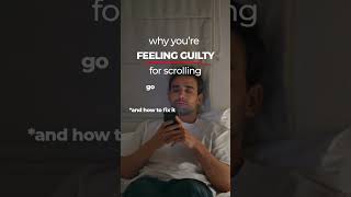 🙋‍♂️ You know that guilty feeling after too much scrolling? #guilty #mensmentalhealth