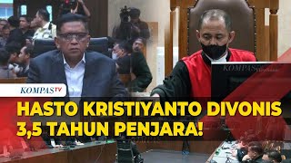 TOK! Sekjen PDIP Hasto Kristiyanto Divonis 3,5 Tahun Penjara Terkait Kasus Suap Harun Masiku