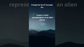 Perfect Prompt For AI SciFi Concet Art #scifiart #conceptart #artprompt