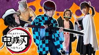 ★Demon Slayer★Save everyone from the spider web! Kanaaki Family's Halloween♪