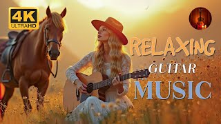 Classical Guitar Instrumental Love Songs | Relaxing Guitar Music For Stress Relief & 4K Landscapes