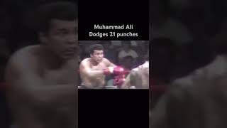 Muhammad Ali dodges 21 punches 🔥#muhammadali #boxing #miketyson