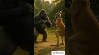 Gorilla FistFight Kangaroo