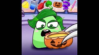 Pou Inside Out Color Mukbang Full Ver🍗💛💙❤️💚🧡💛 #animation #insideout2 #mukbang bou's revenge