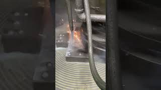 Anyone know how they stay on there??! #steel #grinder #manufacturing #toolanddie #coolant #spin #rpm