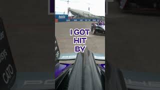 Teammates CRASH in Free Practice 😫 #Shorts #FormulaE