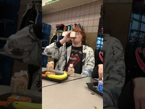 Fat Ginger Boy Chugs 3 Milk Cartons in 26 seconds