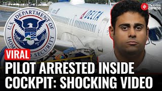 Viral Video: Delta Pilot Arrested in Cockpit: Rustom Bhagwagar Accused of Child Sex Abuse