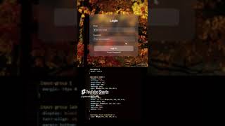 ✨ Glassmorphic Login Form #htmlcssjavascript #shorts #trending #coding #viralreels  #viralcode #css3
