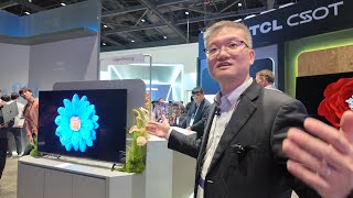 TCL CSOT Inkjet Printing OLED at Display Week 2025: 65" 8K, 21.6" Mass Produced Oxide TFT RGB Stripe