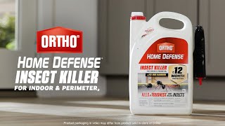 How To Use Ortho® Home Defense Insect Killer for Indoor & Perimeter2, 1 Gallon Trigger