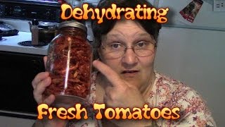 Dehydrating Fresh Tomatoes!