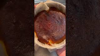 Just mix and bake! I made a simple Basque-style cheesecake. Ingredients in the comments section.