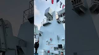海军舰艇开放日上的海南舰#PLA#hainan  #military#army