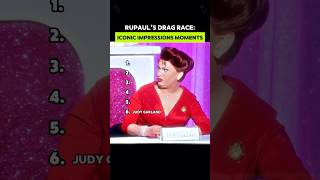 RUPAUL'S DRAG RACE: ICONIC IMPRESSIONS MOMENTS #rupaulsdragrace #dragrace #dragqueen