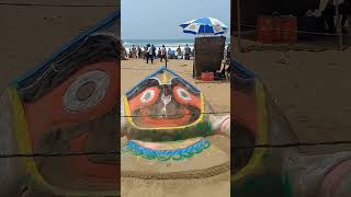 beach sandart #devvlog #youtubeshorts #viral #jagannath