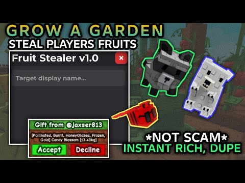 [😱] NEW!! DUPE GROW A GARDEN (STEAL INVENTORY & FRUIT SCRIPT) 🐝 UNPATCH! WORKS NEW SERVER 🦊 - 2025