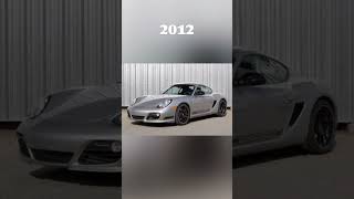 Evolution of Porche Cayman (2005~2022) #shorts #viral #shortsvideo