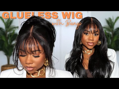 🔥 Best Pre-Styled Bang Wig! Effortless & Glueless for Beginners + Multi-Style Options | Nadula Hair