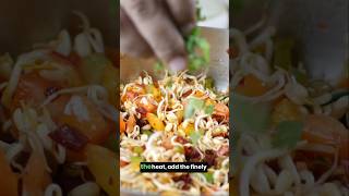 Sprouts Stir Fry, Indian Style #sprouts #mungbeansprouts #healthyfood #healthyrecipes