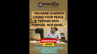 Prepare with Purpose – Join Excellent IAS Academy Today! #motivation #excellentiasacademy