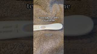First at home test #ivf #ivfjourney #ivfstory #ourstory #fertilityjourney #ivfgotthis #ivfsuccess