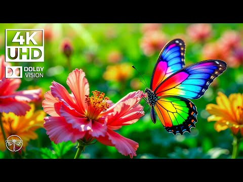 Wings in Harmony 4K 🦋🍃  Serene Piano & Butterfly Moments in Nature’s Quiet Beauty