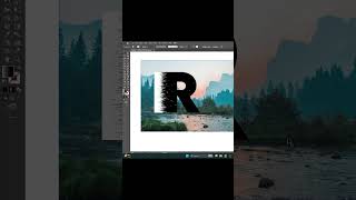 How to mask image on text. #design #designer  #graphicdesign #designinspiration