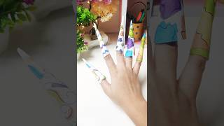How To Make  Paper Nails #alfiyakhan #shorts #shortvideo #ytshorts #trending #artist @crafteraditi