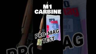 M1 Carbine Pro Mag Test #shorts #test #magazine #wwii #wwiihistory #ww2 #history