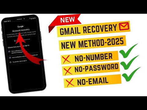 Gmail Account Recovery New Method-2025 | Without Phone Number | Without Verification Code In 2025