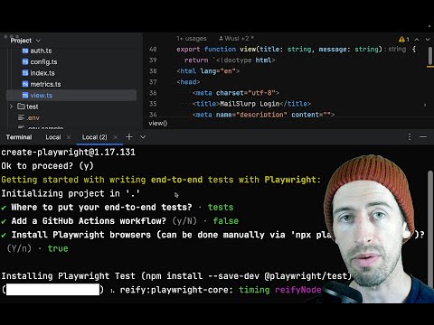 Playwright quick start guide - add integration browser tests to any website! (NodeJS tutorial 🫡)
