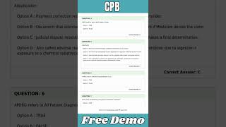 CPB Certification Exam Dumps - Renovated and Free
